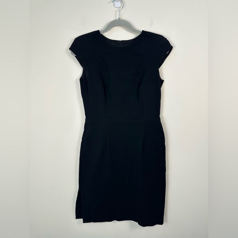 Vintage Escada Black Dress Size 36 Black Classic Little Black Dress Shoulder Pad